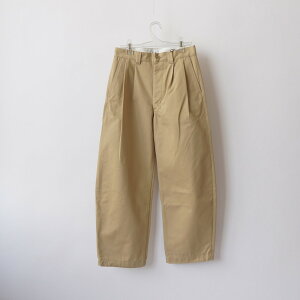 RENEGH/���l�t�E2 TUCK WIDE CHINO PANTS�@MEN �T�C�Y�F1 �J���[�F�x�[�W��