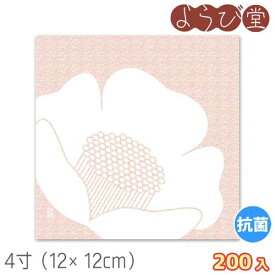 4寸 季節の彩りシート つばき（11月～2月）200枚入 12x12cm