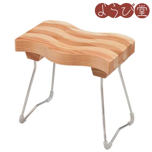 ステンレス脚のオシャレな風呂椅子 メーカー直送 tonono とのの バスチェアー 杉 クリア塗装 お風呂用品 32×21×H30cm 日本製 木製 毎日続々入荷