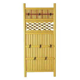送料無料 ポール柱製建仁寺垣W540×H1700mm 竹垣フェンス 目隠しフェンス 竹垣DIY 日本庭園 庭