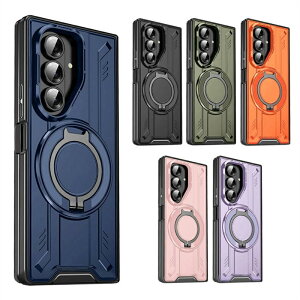 Galaxy Z Fold7 �P�[�X �ϏՌ� �J�o�[ �܂肽���݌^ ��̌^�����O�t�� Qi�[�d ���C�����X�[�d 2�d�\�� �X�^���h�@�\ �V���v�� Samsung �T���X�� �M�����N�V�[ Z �t�H�[���h7 �ی�P�[�X �A���h���C�h