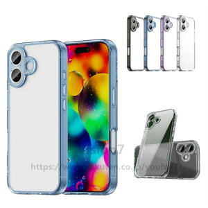 iPhone17 17 Air 17 Pro 17Pro Max �N���A �P�[�X �ϏՌ� �J�o�[2�d�\�� TPU&PC�f�� ���� �w�ʃJ�o�[ CASE �����₷�� �y�� ���^ �����h�~ �J���t�� �l�C iPhone 17 �P�[�X iPhone 17 Pro Max�P�[�X �X�g���b�v�z�[