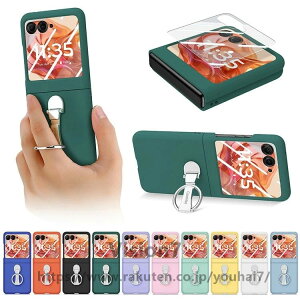 Motorola moto razr 50/50S �P�[�X �J�o�[ PC+�����K���X �X�^���h�@�\ �����O�t�� CASE ������ �ϏՌ� �y�� �������� ������� �Y��� �J���t�� �N�₩�� ���g���[�� ���[�U�[50S ���b�L �n�[�h�J�o�[ 
