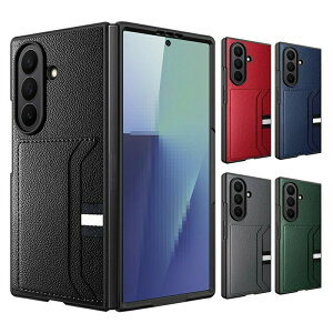 Galaxy Z Fold7 �P�[�X �J�o�[ �܂肽���݌^ PU���U�[ �w�ʃP�[�X �n�[�h�P�[�X �J�[�h���[ �V���v�� Samsung �T���X�� �M�����N�V�[ Z �t�H�[���h7 �ی�P�[�X �ϏՌ��P�[�X ���ɋ��� ��v ��������