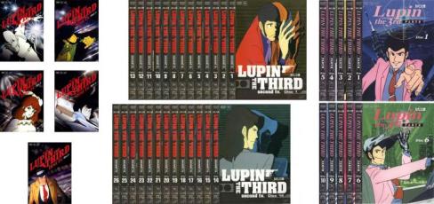 全巻セットDVD▼ルパン三世　LUPIN　THE　second　全5巻　THIRD　TVシリーズ(41枚セット)first　全10巻▽レンタル落ち　全26巻　PART3