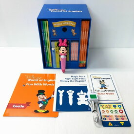 ミッキーマジックペンセット 2019年購入 未開封有 g-453 ディズニー英語システム DWE ワールドファミリー 中古 クリーニング済み おもちゃ 英語 知育玩具 英語教育 幼児教育 子供教育 英語教材 幼児教材 子供教材 知育教材