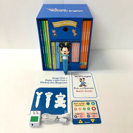 ミッキーマジックペンセット 2021年購入 未開封有 g-531 ディズニー英語システム DWE ワールドファミリー 中古 クリーニング済み おもちゃ 英語 知育玩具 英語教育 幼児教育 子供教育 英語教材 幼児教材 子供教材 知育教材