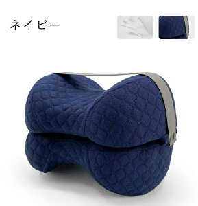 2WAY 膝枕 足枕 低反発 太もも枕 たカーブ形状 足置き 横向き膝枕 圧力分散 疲れ解消 膝下枕 メモリーフォーム 睡眠促進 カバー洗濯可能 着脱可能 ストラップ付き 通気性 足に沿ったカーブ形