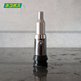 【ネコポス配送】　BENOVA　プッシュ式ギアシフトコンバーター クローム（M12mmタイプ・M18mmタイプ）シフトノブ　アダプター　メッキ　（エブリイ DA17V・4AT ）