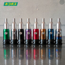 【製造時下穴17mm拡張】BENOVA プッシュ式ギアシフトコンバーター クローム・ブラック・マジョーラ風・レッド・ゴールド・ブルー・チタンブルー風・グリーン（M12mmタイプ・M18mmタイプ）シフトノブ　アダプター　メッキ　（エブリイ DA17V・4AT・カスタム ）べノヴァ
