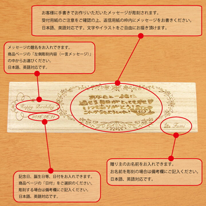 楽天市場 桐箱付き夫婦箸セットと一緒にご注文ください ようこそ限定 当店オリジナル 桐箱手書き彫刻料 ウェディング ブライダルギフト 花柄 箸 お 箸 名入れ 名前入り 結婚式 結婚祝い 結婚記念日 ペア セット 金婚式 銀婚式 ギフト プレゼント ペア カップル