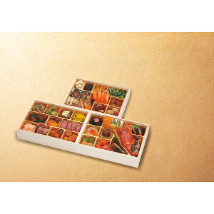 【早割・値引】【送料無料】【神楽坂三店コラボ 和洋中おせち神楽坂「舞」三段重】【12/11迄のご注文。12/30日(火)までにお届けいたします(日時指定不可)】「代金引換・のし・包装など 不