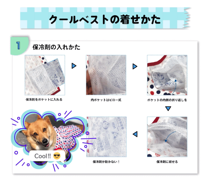 楽天市場 犬服 クールベスト 小型犬 Coolwear 犬 服 クールウェア 小型犬 保冷剤 ドッグウェア 夏 犬の服 ひんやり 冷却 クール かわいい Very 涼しい 動きやすい 着やすい 散歩 熱中症対策 月間優良ショップ クーポン有 犬服 ユウランプ