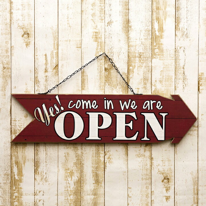楽天市場 看板大型w62cm 両面 プレート アロー矢印 Openオープン クローズ アンティーク 店舗用アメリカン雑貨 店舗看板 おしゃれ 看板 月間優良ショップ クーポン有 犬服 ユウランプ