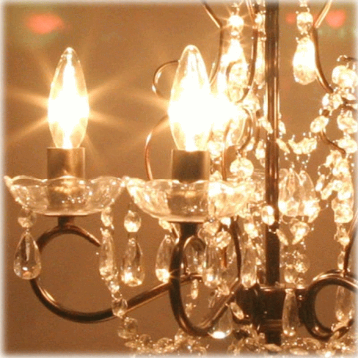 ☆【Chandelier Alice】LED電球対応☆5灯シャンデリア アリス♪