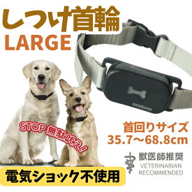 犬 しつけ 無駄吠え 首輪 大型犬 ノーバーク カラー Lサイズ shop