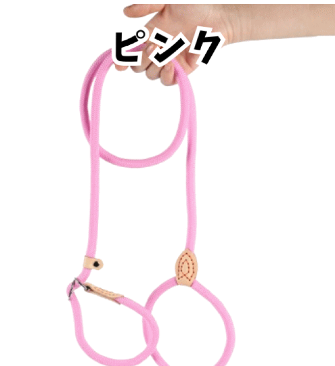 パラコードリード　スリップリード　首輪一体型リード　お花　№024 パラコードリード スリップリード 首輪一体型リード お花 №024