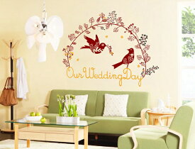 楽天市場 ウエディング ウォールステッカー ウォールステッカー シール 壁紙 装飾フィルム インテリア 寝具 収納の通販