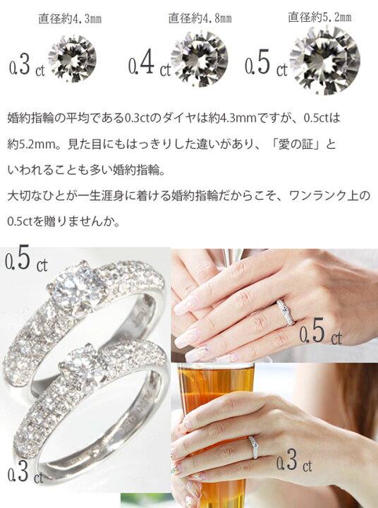 楽天市場】婚約指輪 エタニティリング ダイヤ パヴェ プラチナ900〔9号 