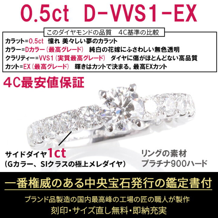 楽天市場】婚約指輪 ダイヤ 婚約指輪 エタニティリング ダイヤ 