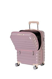 [アクタス] スーツケース 拡張フロントオープン ピンク