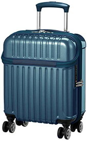 [アクタス] スーツケース ジッパー トップオープン トップス 機内持ち込み可 24L 45 cm 2.6kg ブルーカーボン