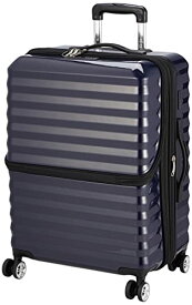 [アクタス] スーツケース 拡張フロントオープン 33 cm ネイビーカーボン