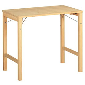 MUJI 無印良品 パイン材テーブル・折りたたみ式 幅80×奥行50×高さ70cm 18499441