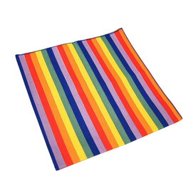 #218006ハブアハンク HAV-A-HANKバンダナ (55×55cm) フェス グランピング スカーフ ハンカチ リボン 大判 お弁当包み ボーダー ストライプ アースカラー レインボーカラー 虹色 レインボーフラッグ 【メール便対応/1件7枚まで】