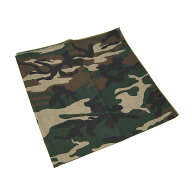 #218017ハブアハンク HAV-A-HANKバンダナ (55×55cm) CAMOUFLAGE WOODLAND スカーフ ハンカチ グランピン…