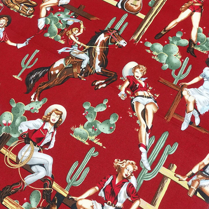 #908063ロックマウント(Rockmount)バンダナ(53×53cm) 米国製 スカーフ ハンカチ お弁当包み コットン 綿 大判  プレゼント カウガール 赤 レッド 【メール便対応/5枚まで】 ワイオミングトレイル
