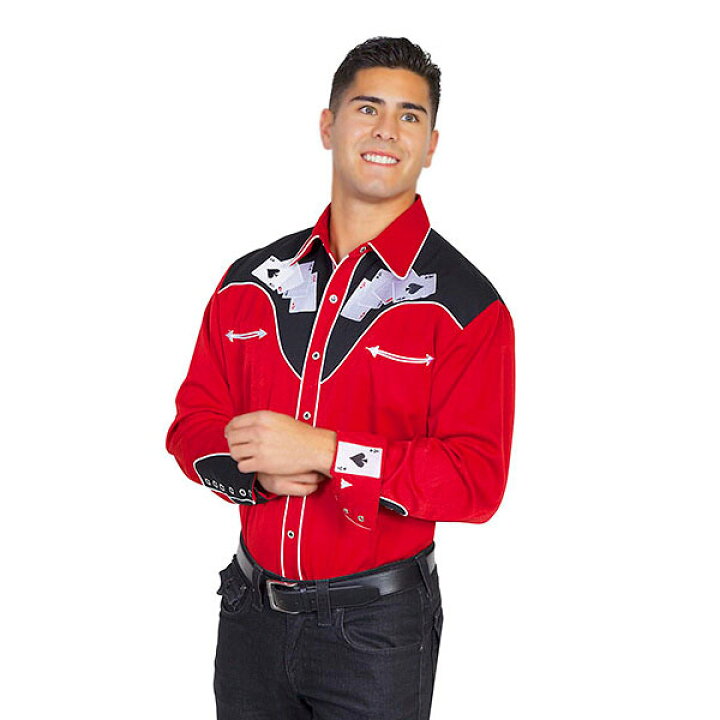 楽天市場】#912024スカリー(Scully)刺繍入りウエスタンシャツ - MEN 