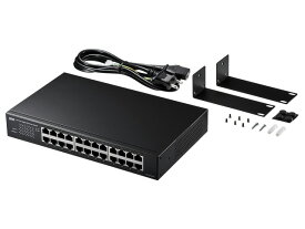 【ポイント10倍】 サンワサプライ ネットワークハブ LAN-GIGAH24L [転送速度：10BASE-T(10Mbps)/100BASE-TX(100Mbps)/1000BASE-T(1000Mbps) ポート数：24 電源内蔵：○] 【P10倍】