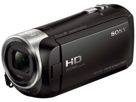 【ポイント10倍】 SONY ビデオカメラ HDR-CX470 (B) [ブラック] [タイプ：ハンディカメラ 画質：フルハイビジョン 撮影時間：115分 本体重量：190g 撮像素子：CMOS 1/5.8型 動画有効画素数：229万画素] 【P10倍】
