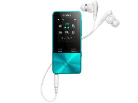 【ポイント10倍】 SONY MP3プレーヤー NW-S313 (L) [4GB ブルー] [記憶媒体：フラッシュメモリ 記憶容量：4GB 再生時間：52時間 インターフェイス：USB2.0/Bluetooth] 【P10倍】