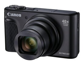 【ポイント10倍】 CANON デジタルカメラ PowerShot SX740 HS [ブラック] [画素数：2110万画素(総画素)/2030万画素(有効画素) 光学ズーム：40倍 撮影枚数：265枚] 【P10倍】