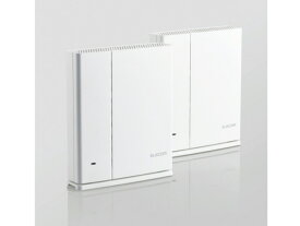 【ポイント10倍】 エレコム 無線LANブロードバンドルーター WMC-DLGST2-W [ホワイト] [無線LAN規格：Wi-Fi 5 (11ac) 接続環境：3階建て(戸建て)/4LDK(マンション)/30台/6人 メッシュWi-Fi：○ 周波数：2.4/5GHz IPv6：○ セキュリティ規格：WPA/WPA2/WEP] 【P10倍】