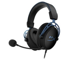 【ポイント10倍】 HyperX ヘッドセット Cloud Alpha S HX-HSCAS-BL/WW [ブルー] [ヘッドホンタイプ：オーバーヘッド プラグ形状：ミニプラグ 装着タイプ：両耳用 接続方式：ワイヤード(有線) リモコン：○ ゲーミング：○] 【P10倍】