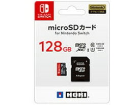 【ポイント10倍】 HORI ゲーム周辺機器 microSDカード 128GB for Nintendo Switch NSW-075 [対応機種：Nintendo Switch タイプ：メモリ・ハードドライブ] 【P10倍】