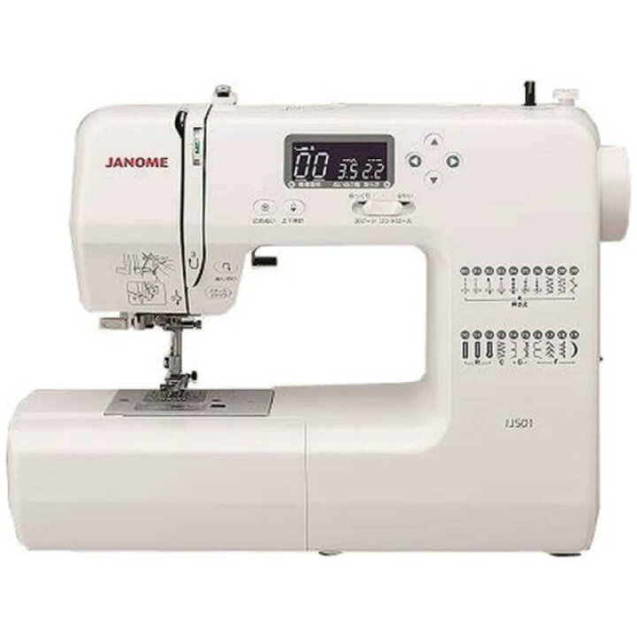 楽天市場 ジャノメ ミシン Ij501 タイプ コンピューター 主な機能 液晶モニタ 厚物縫い 自動糸調子 全自動ボタンホール 幅x高さx奥行 406x298x174mm 楽天 人気 売れ筋 価格 Youplan