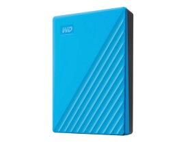 【ポイント10倍】 WESTERN DIGITAL 外付け ハードディスク My Passport WDBPKJ0040BBL-JESN [ブルー] [容量：4TB インターフェース：USB3.1 Gen1(USB3.0)] 【P10倍】