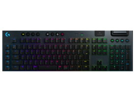 【ポイント10倍】 ロジクール キーボード G913 LIGHTSPEED Wireless Mechanical Gaming Keyboard-Tactile G913-TC [カーボンブラック] [キーレイアウト：日本語 キースイッチ：メカニカル インターフェイス：USB/Bluetooth テンキー：あり キーストローク：2.7mm] 【P10倍】