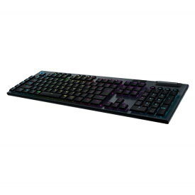 【ポイント10倍】 ロジクール キーボード G913 LIGHTSPEED Wireless Mechanical Gaming Keyboard-Clicky G913-CK [カーボンブラック] [キーレイアウト：日本語 キースイッチ：メカニカル インターフェイス：USB/Bluetooth テンキー：あり キーストローク：2.7mm] 【P10倍】