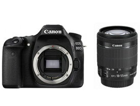 【ポイント10倍】 CANON デジタル一眼カメラ EOS 80D EF-S18-55 IS STM レンズキット 【P10倍】