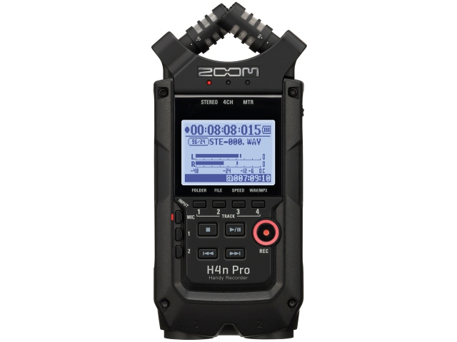  ZOOM ICレコーダー Handy Recorder H4n Pro BLK [All Black]   