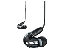 【ポイント10倍】 SHURE イヤホン・ヘッドホン AONIC 215 SE215DYBK+UNI-A [トランスルーセントブラック] [タイプ：カナル型 装着方式：両耳 駆動方式：ダイナミック型] 【P10倍】