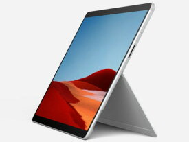 【ポイント10倍】 マイクロソフト タブレットPC(端末)・PDA Surface Pro X 1X3-00011 SIMフリー [プラチナ] 【P10倍】