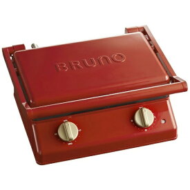 【ポイント10倍】 BRUNO トースター BRUNO グリルサンドメーカー ダブル BOE084-RD [レッド] [タイプ：ホットサンドメーカー・ワッフルメーカー 加熱方式：ヒーター 温度調節機能：○] 【P10倍】
