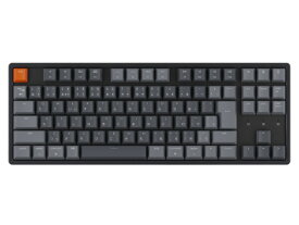 【ポイント10倍】 Keychron キーボード K8 Wireless Mechanical Keyboard ホットスワップモデル K8-91-Swap-RGB-Red-JP 赤軸 [キーレイアウト：日本語91 キースイッチ：メカニカル インターフェイス：USB/Bluetooth テンキー：なし(テンキーレス)] 【P10倍】