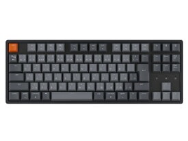 【ポイント10倍】 Keychron キーボード K8 Wireless Mechanical Keyboard K8-91-RGB-Red-JP 赤軸 [キーレイアウト：日本語91 キースイッチ：メカニカル インターフェイス：USB/Bluetooth テンキー：なし(テンキーレス)] 【P10倍】